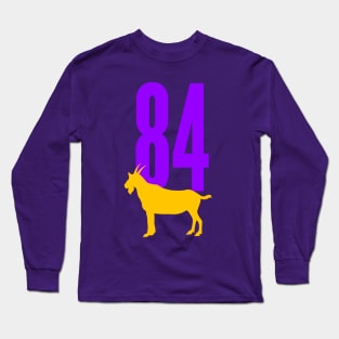 the goat 84 purple minnesota moss goat Long Sleeve T-Shirt